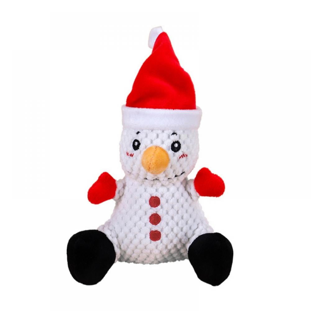 Christmas Dog Squeaky Toys, Puppy Chew Toys, Dog Plush Toys, Funny Dog