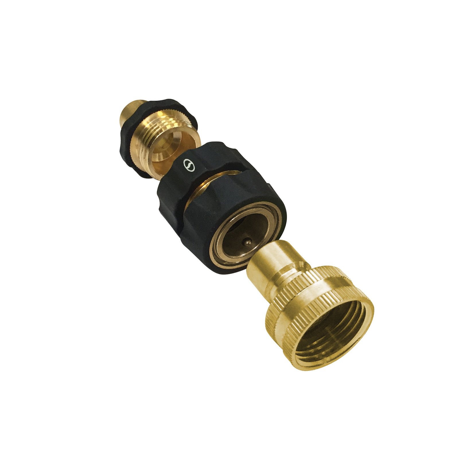 Sun Joe SPXUQC3K Brass 3Piece Universal Pressure Washer to Garden Hose QuickConnect Kit