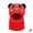 Red, variant on Cute Cartoon Animal Design Kids Winter Hat and Scarf Set, Soft & Warm Polyester Fiber for Girls and Boys