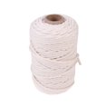 thumbnail image 1 of Cuerda de algodón natural de 100 m, cordón de punto para tapicería, para manualidades de pared hechas a mano (5 mm), 1 of 7