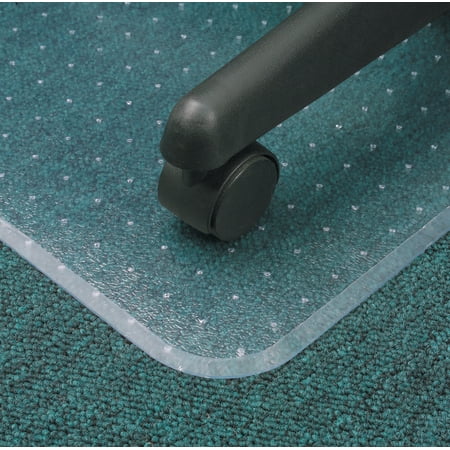 CM13233 Office reception home carpet floor protector Durable chair mat Beveled Edge 45" x 53 ...