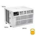 thumbnail image 2 of Whirlpool 8,000 BTU Window Mounted Air Conditioner with Supplemental Heat, WHHW081AW, 2 of 16