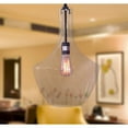 thumbnail image 2 of Warehouse of Tiffany Love 1-light Adjustable Cord Glass Pendant Includes Edison Bulb, 2 of 5