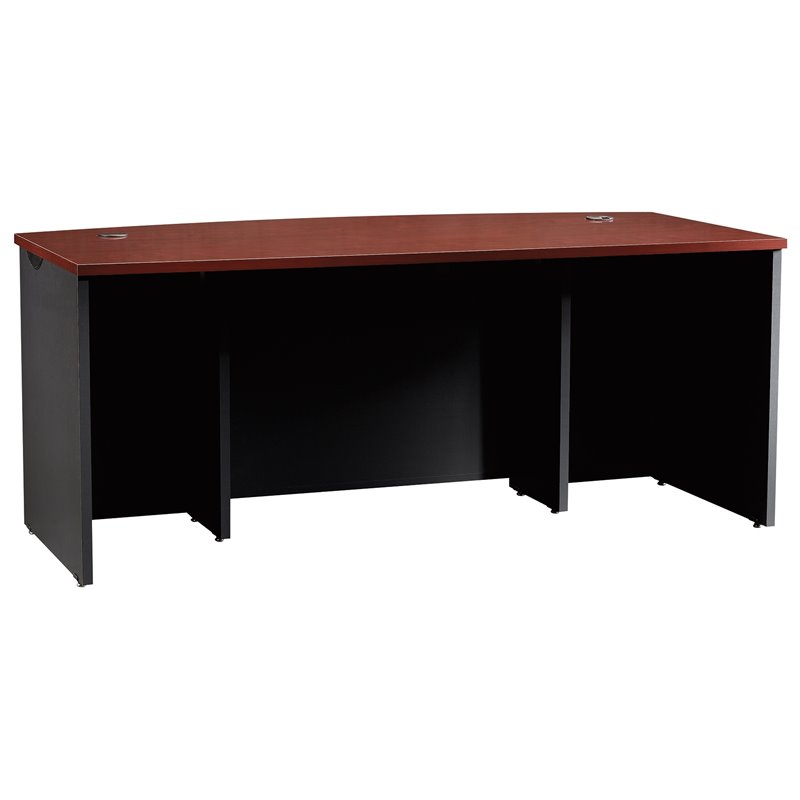 Home Square 2-Piece Set with File Cabinet & Executive Desk in Classic Cherry - image 2 of 16