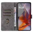 thumbnail image 4 of Phone Wallet Case for Motorola MOTO G75 5G with Stand - Leather Folio Cover & Card Slots Brown, 4 of 5
