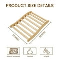 thumbnail image 5 of HOSAUNA Sauna Backrest, S-Shape Canadian Natural Wood Hemlock Backrest 1PC, 5 of 7