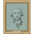 thumbnail image 2 of Claude Hoin 15x18 Gold Ornate Wood Frame and Double Matted Museum Art Print Titled - Portrait of Franis-Jean Hoin (1748 - 1808) (1780s), 2 of 4