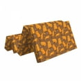 thumbnail image 2 of Cat Foldable Mattress, Orange Cheerful Kitties, 78.7" x 47.2", Umber Marigold, by Ambesonne, 2 of 6