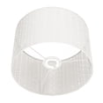thumbnail image 3 of Pantalla de lámpara de tambor E27 E14 Clip en forma de hoja de abeto, cubierta de pantalla decorativa de Metal hueca para lámpara de techo de pared de mesa, color blanco, 3 of 10