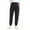 Black, variant on Mgmyaa Boys and Girls Jogger Pants Winter Unisex Kids Sweatpants Elastic Waist Fleece-Lined Pocket Long Pants Size 5-16Years
