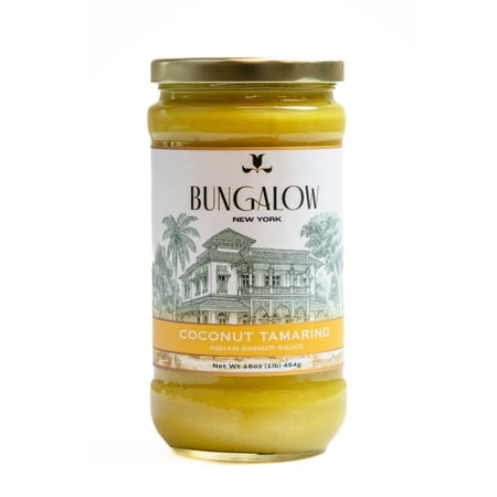 Bungalow Foods Coconut Tamarind Indian Simmering Sauce, 16 oz