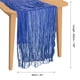 thumbnail image 2 of Uxcell Camino de Mesa de Gasa de Queso de 14 Pies Largo Bohemio Color Azul, 2 of 7
