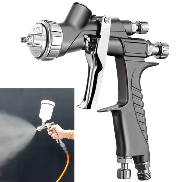 Likrtyny Máquina Pulverización Pintura Aire Pistola Pulverización Aire Potente Ajustable Muebles Y Pared Coche DIY