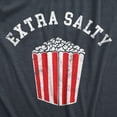 thumbnail image 2 of Mens Extra Salty T Shirt Funny Large Popcorn Upset Mad Joke Tee for Guys Graphic Tees, 2 of 9