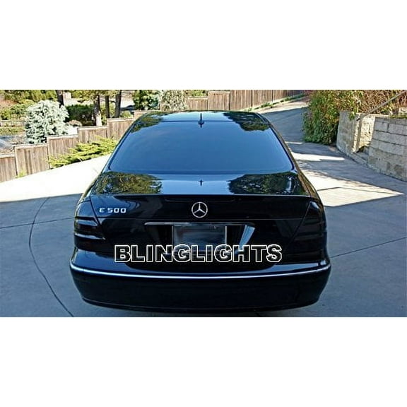 For 2003 2004 2005 2006 Mercedes E320 Smoked Taillights Taillamps Tail Lights Lamps Tint Film Overlays