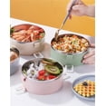 thumbnail image 4 of Bento Lunch Box Set for Women With Bag , All-In-One Bento Stackable Lunch Box Container With Spoon, Large Capacity Bento Box Adult, 4-Tier Leakproof, Bpa Free & Microwave Safe, 4 of 8