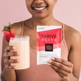 thumbnail image 4 of Thrive Elite Protein Shake | Gluten-Free, Protein Blend with BCAAs, Probiotics & Enzymes | 16 Serving - Scoop Serves, Strawberry, 4 of 5