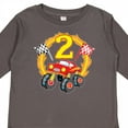 thumbnail image 4 of Inktastic Monster Truck 2nd Birthday Boys or Girls Long Sleeve Toddler T-Shirt, 4 of 5