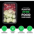 thumbnail image 4 of VIVIGU Meal Prep Containers 10 Pack-24oz Plastic Food Prep Containers Reusable, Leakproof To Go Food Containers with Lids, BPA-Free, 4 of 6