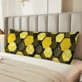 thumbnail image 5 of Naloa Geometric Pattern with Bee Super Soft 20x60 Body Pillow Case,Long Side Hidden Zipper（PILLOWS ARE NOT INCLUDED）, 5 of 6