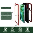 thumbnail image 3 of Allytechgroup Shockproof Phone Case for Samsung Galaxy S25 Ultra, Military-Grade Protection, MagSafe & Car Mount Compatible, TPU/PC Bumper, Water-Resistant Case for Samsung Galaxy S25 Ultra,Red, 3 of 8