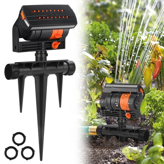 Sprinkler for Yard, EEEkit Auto Swing Adjustable Spray Angle Sprinkler for Garden Watering