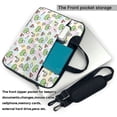 thumbnail image 2 of Lsque Frog Wear Chef Hat Pattern Laptop Bag – Portable & Slim Single-Shoulder Computer Case with Adjustable Strap, Protective, Lightweight for 13”/14”/15.6” Laptops, 2 of 8