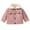Pink, variant on Esaierr Baby Boys Girls Corduroy Jacket Newborn Winter Coat Fleece Lined Outwear Long-Sleeved Warm Cotton Jacket for 6M-3Y