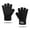 black, variant on Men Women Wristband Shockproof Weight Lifting Gloves
