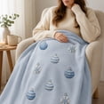 thumbnail image 4 of Ouuluon Flannel Throw Blanket, 59x39 inch Soft Decorative Cover for Sofa and Bed, 4 of 6