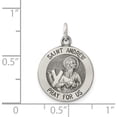 thumbnail image 4 of Sterling Silver Antiqued Saint Andrew Medal (21 X 15) Made In United States qc5710, 4 of 6