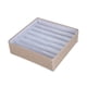 thumbnail image 1 of Xihbxyly Caja de Almacenamiento de Malla, Organizador de Armario Plegable, Divisores de Nailon para Cómoda, Diseño Compacto, Fácil de Limpiar, Organizador de Cajones, Multiusos, Tamaño 36 X 32 X 9 Cm, 1 of 1