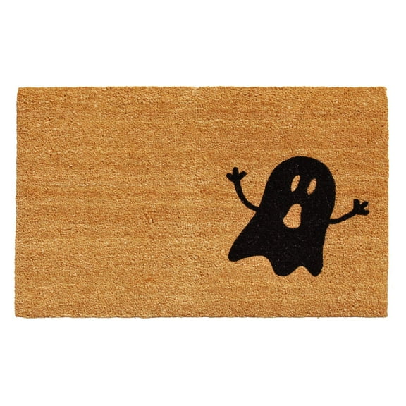 Calloway Mills Natural/Black Ghost Outdoor Doormat 17" x 29"