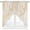 Cream, variant on Marble Grey Swag Curtains Valance For Kitchen Windows, Modern Abstract Ink Painting Luxury Wide Rod Pocket Curtain Drapes, Bathroom Cafe Living Room Light Filtering Drapery Panels, 56"W x 36"H