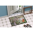 thumbnail image 2 of Carolines Treasures PTW2053MAT Garden Gazebo Hummingbird Duo Door Mat Indoor Rug or Outdoor Welcome Mat 18x27 Doormat, 2 of 4