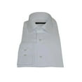 thumbnail image 4 of Men's Dress Shirt ENZO PARK Turkey Soft Cotton Wrinkle Resistant Enzo1 White, 4 of 5