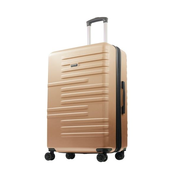 American Dreamliner 30 Inch Rolling Luggage, Hardshell Suitcase with Spinner Wheels, Rose Gold