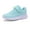 Light Green, variant on Fashion Autumn Children Girls Sports Shoes Flat Thick Bottom Lightweight Non Lace Up Easy To Wear Mesh Upper Breathable And Comfortable