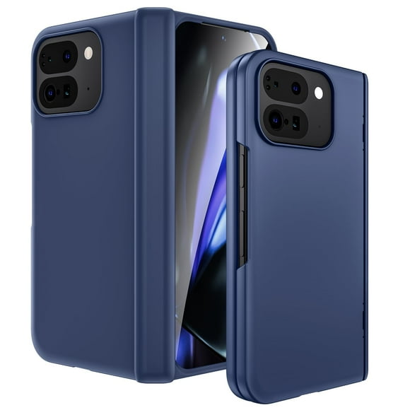 Funda para teléfono VEGO Pixel 9 Pro Fold 2024, carcasa robusta azul