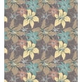 thumbnail image 3 of Ambesonne Flowers Duvet Cover Sets, Blossoms in Autumn Colors, 2-Twin, Pale Teal Beige, 3 of 4