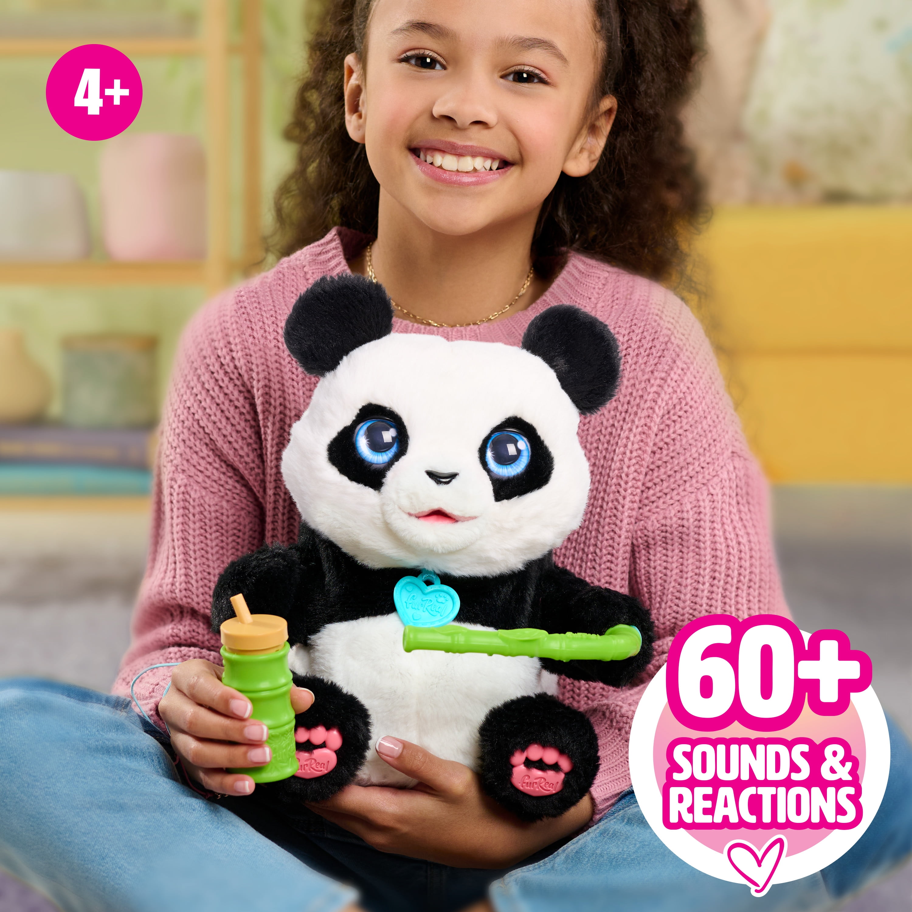 furReal Coco the Tumbling Panda, 60+ Sounds & Reactions, Toy for Boys, Girls, Kids, Ages 4 and up, FUR REAL FRIENDS FURREAL COCO PANDA