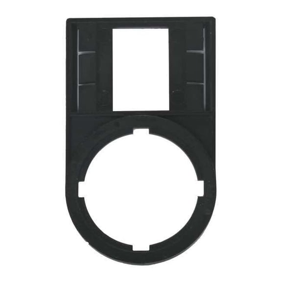 Eaton Legend Plate,Rectangular,Black M22S-ST-X