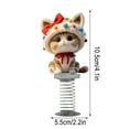 thumbnail image 3 of 3 Pcs Bobblehead Car Decor under $5! Xqxayjr Shy Kitty Bobble Cute Cats Bobblehead, 2D Flat Acrylic Shaking Car Decor, Dashboard Office Desk Ornament, Home Bookshelf Decoration, 3 of 5