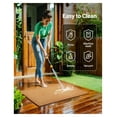 thumbnail image 7 of Door Mat Welcome Outdoor Mat: Artificial Coir Doormat for Indoor Outdoor Outside Home Entrance - Blank Plain Door Mats for Crafting Painting - Ultra Thin Door Mat for Front Door 17"x 30" 10 Pack, 7 of 7