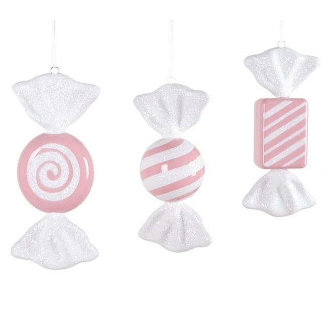 Vickerman MT227179 7.5-8 in. Candy Assortment, Pastel Pink - 3 per Bag
