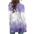 thumbnail image 4 of CEHVOM Women's Fashionable Long Sleeved Floral Printed Cardigan Jacket Clearance, 4 of 6