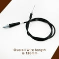 thumbnail image 3 of AlveyTech Throttle Cable with Threaded Ends for The Coleman CT200U Trail & CT200U-EX Mini Bike Parts, 3 of 5