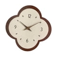 thumbnail image 1 of Reloj de pared silencioso, decoración creativa, regalo ideal, reloj decorativo para restaurante, cafetería. Forma de la flor, 1 of 9