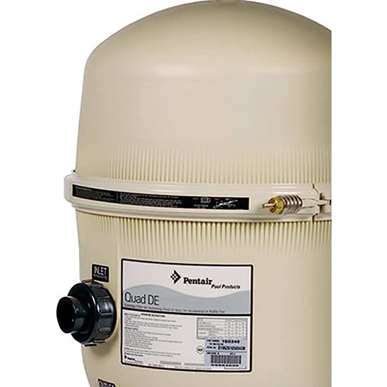 Pentair 188592 120GPM 60 Square Foot Quad DE Cartridge Swimming
