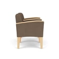 thumbnail image 2 of Belmont Lounge Reception 2 Seat Tandem Seating / Natural Wood Legs / Brown, 2 of 5